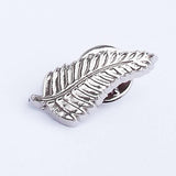 Silver Fern Pinback Badge - ShopNZ