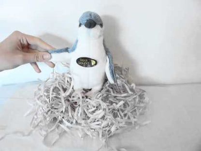 Little Blue Penguin Toy with Authentic Sound