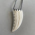 Intricately Carved Maori Bone Necklace In The Shape Of A Shark&