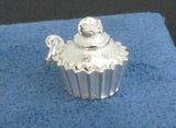Sterling Silver Cupcake Charm - ShopNZ