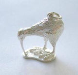 Large Sterling Silver Kiwi Charm or Pendant - ShopNZ