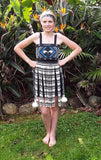 Blue NZ Maori Womens Kapa Haka Costume - ShopNZ