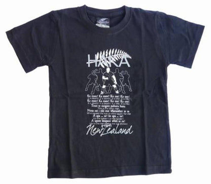 Kids New Zealand Rugby Haka Maori T-shirt - ShopNZ