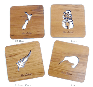 New Zealand Rimu Coasters (pack of 2) - ShopNZ