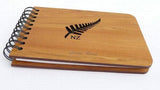 NZ Silver Fern Rimu Guest Book - ShopNZ