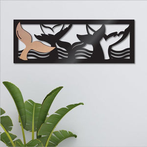 Large 2 - Tone Whale Tail Panel - ShopNZ