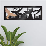 Large 2 - Tone Whale Tail Panel - ShopNZ