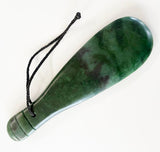 Large and Thick 37cm NZ Greenstone Mere - ShopNZ