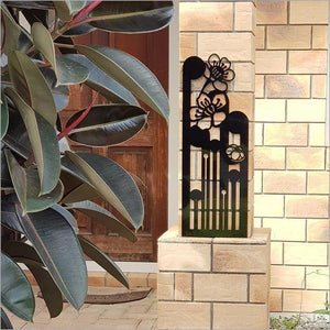 Large NZ Koru and Manuka Panel - ShopNZ