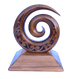 Large Single Koru Wooden Trophy - ShopNZ