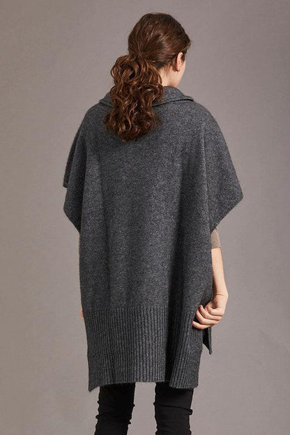Long Line Merino PossumSilk Poncho - ShopNZ