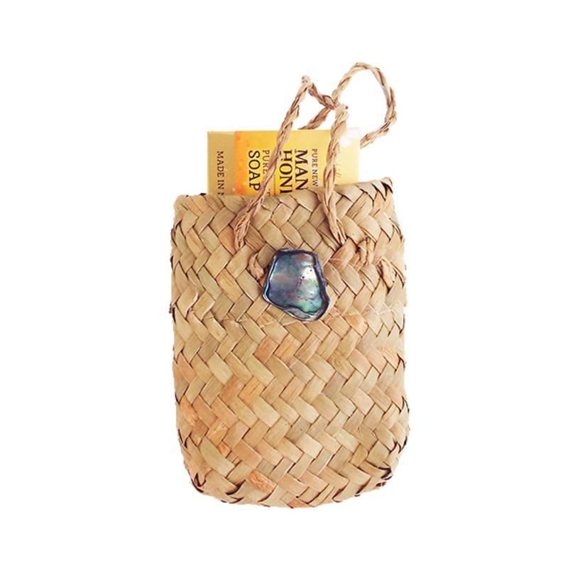 Manuka Honey Guest Soap in Paua Kete Bag Gift Set - ShopNZ