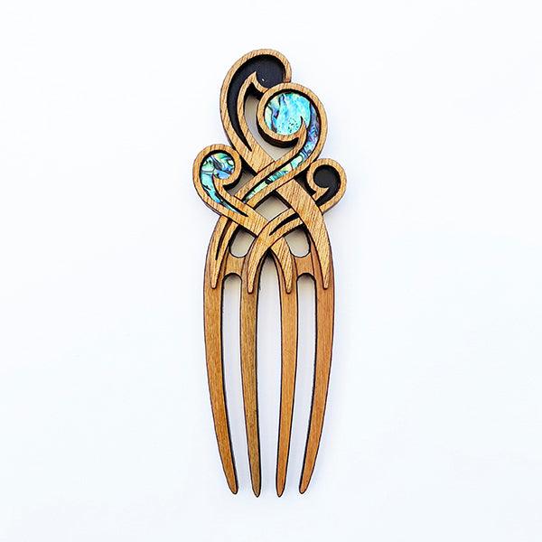 Maori 4 - Pin Koru Heru Comb - ShopNZ