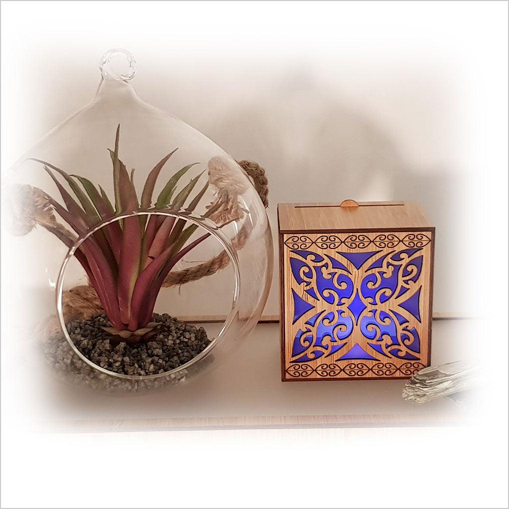 Maori Koru Flower LED Tealight Box - ShopNZ