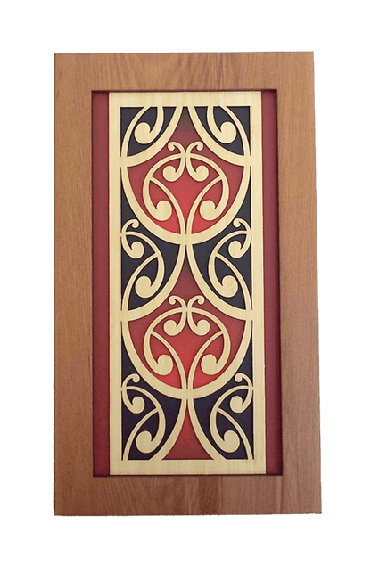 Maori Kowhaiwhai Lattice Wall Panel - ShopNZ