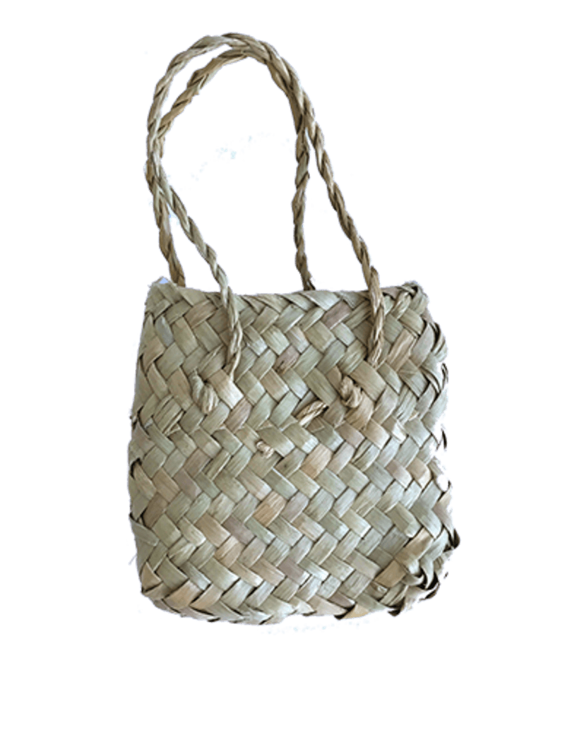 Mini Flax Kete Bag 7 x 7 cm - ShopNZ