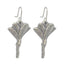 Nick Feint Stone Arrow Nikau Palm Earrings