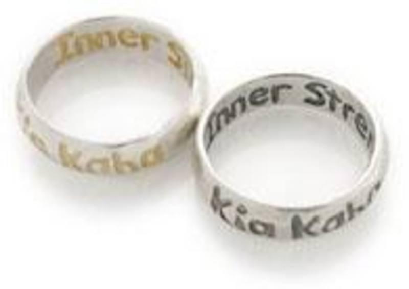 Stone Arrow Kia Kaha Be Strong Sterling Silver Ring - ShopNZ
