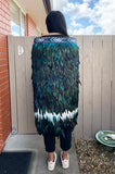 Ngati Kahungunu Paua Blue Korowai - ShopNZ