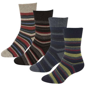 Merino Possum Stripe Socks - ShopNZ