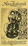 NZ Maori Tiki Wooden Postcard