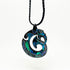NZ Paua Shell Tattoo Maori Manaia Necklace - ShopNZ