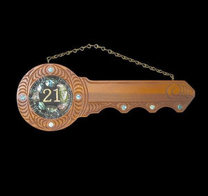 NZ Timber and Paua 21st Birthday Key - ShopNZ
