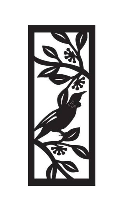 NZ Tui on Pohutukawa Panel - ShopNZ