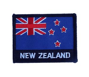 New Zealand Flag Iron on Badge - ShopNZ