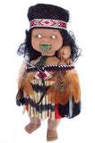 20cm Maori Female Doll in Full Kapa Haka costume - ShopNZ