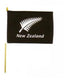 New Zealand Silver Fern Flag on Stick
