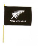 New Zealand Silver Fern Flag on Stick - ShopNZ
