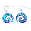 NZ Paua Shell Maori Koru Earrings