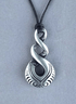 Pewter Maori Triple Twist Friendship Necklace - ShopNZ