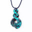 NZ Paua Shell Maori Twist Necklace