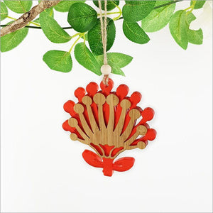 Pohutukawa Flower Christmas Ornament - ShopNZ