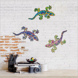 Colourful NZ Gecko Wall Art - ShopNZ