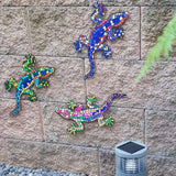 Colourful NZ Gecko Wall Art - ShopNZ