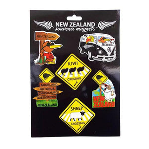 NZ Road Trip Fridge Magnets Pack of 6 - ShopNZ
