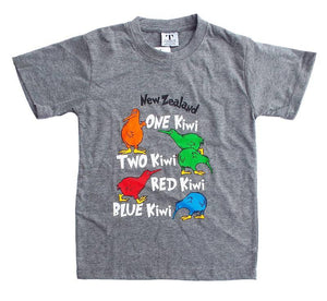 NZ Kids Dr Seuss Style Kiwi T-shirt - ShopNZ