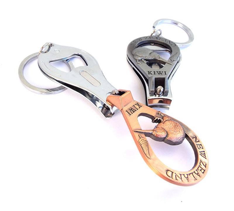 NZ Keychain Bottle Opener Nail Clipper and File - ShopNZ