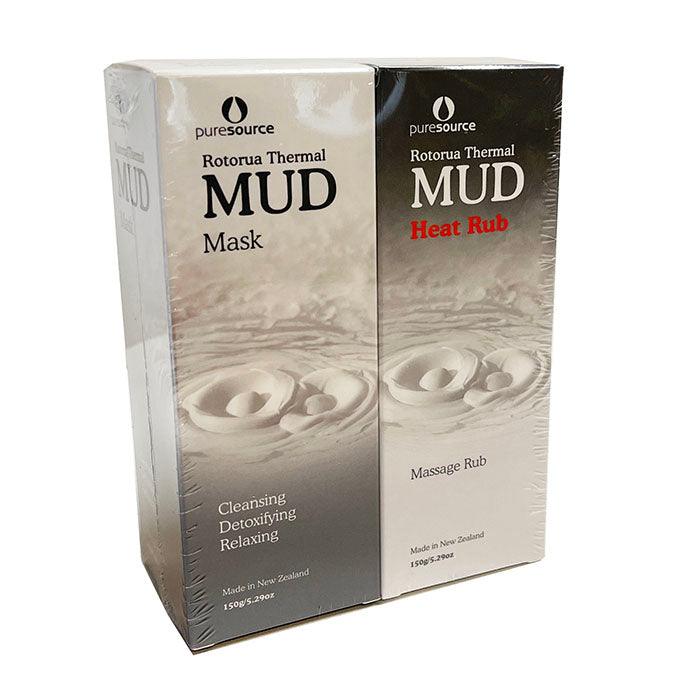 Pure Source Rotorua Thermal Mud Mask and Heat Rub Gift Pack - ShopNZ