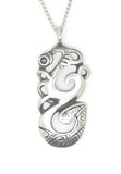 Pewter Maori Manaia Protector Necklace - ShopNZ