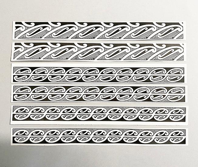 Set of 2 Maori Armband Temporary Tattoos - ShopNZ
