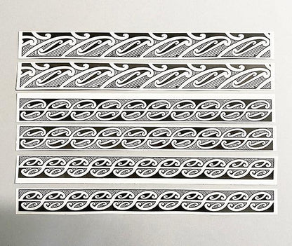 Set of 2 Maori Armband Temporary Tattoos - ShopNZ