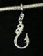 Sterling Silver Maori Fish Hook Charm