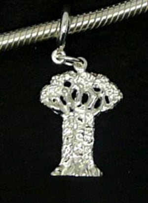 Sterling Silver NZ Kauri Tree Charm - ShopNZ