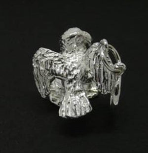 NZ Sterling Silver Kea Bird Charm - ShopNZ