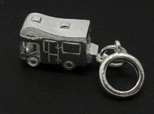 NZ Motor Home Sterling Silver Charm - ShopNZ