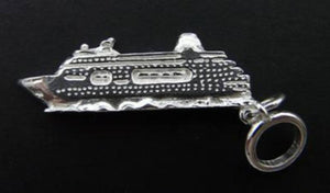 Sterling Silver NZ Cruise Ship Charm - ShopNZ